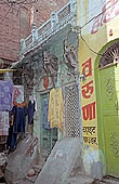 Varanasi - the old city is a cramped crowded labyrinth